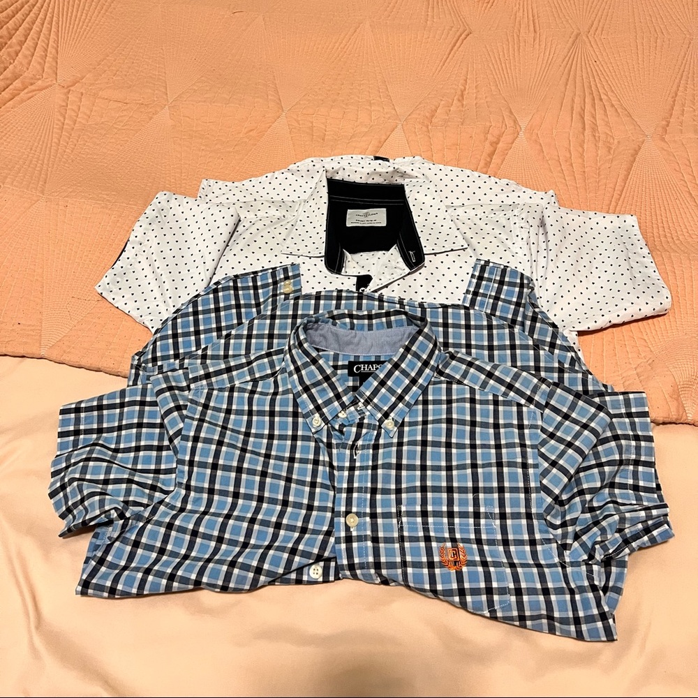Polo shirt for kids both size 10/12 medium